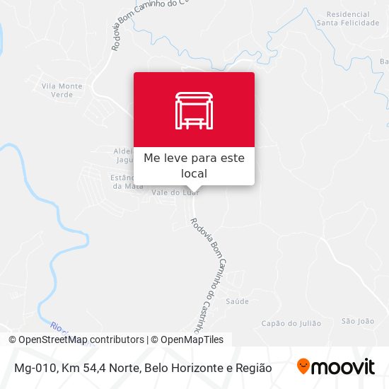 Mg-010, Km 54,4 Norte mapa