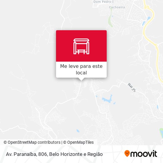 Av. Paranaíba, 806 mapa