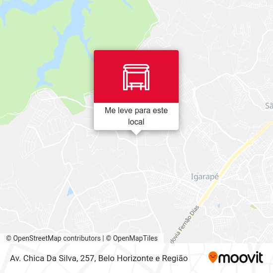 Av. Chica Da Silva, 257 mapa