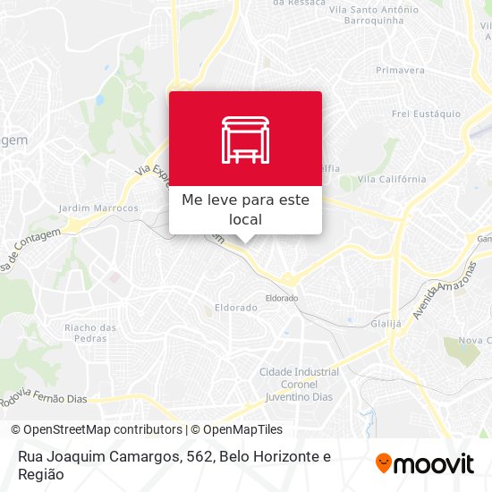 Rua Joaquim Camargos, 562 mapa