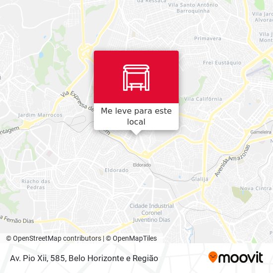 Av. Pio Xii, 585 mapa