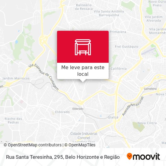 Rua Santa Teresinha, 295 mapa