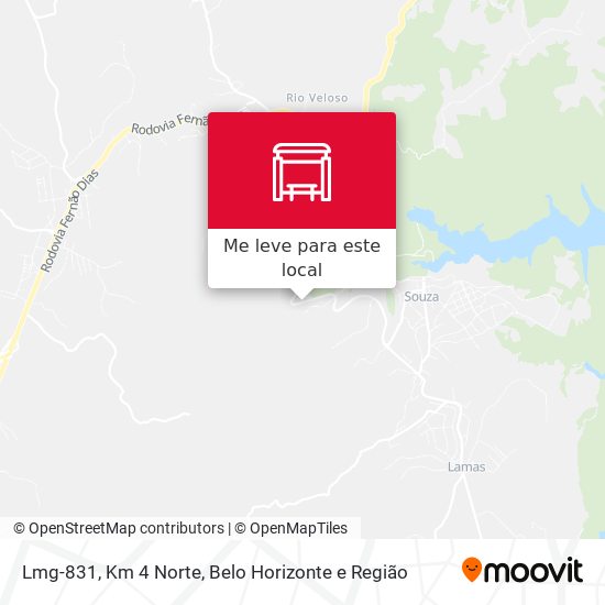 Lmg-831, Km 4 Norte mapa
