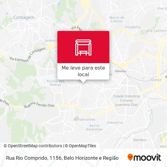 Rua Rio Comprido, 1156 mapa