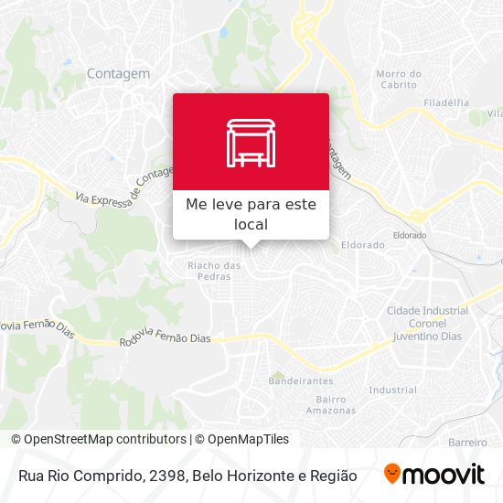 Rua Rio Comprido, 2398 mapa