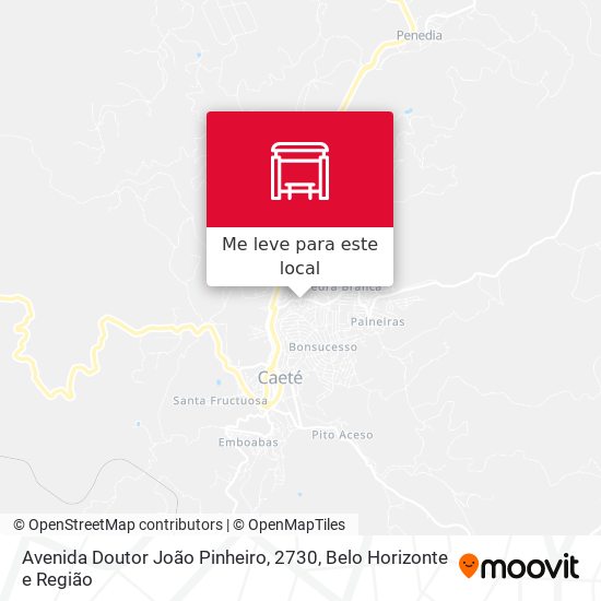 Avenida Doutor João Pinheiro, 2730 mapa