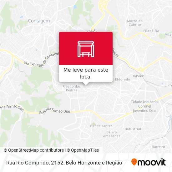 Rua Rio Comprido, 2152 mapa