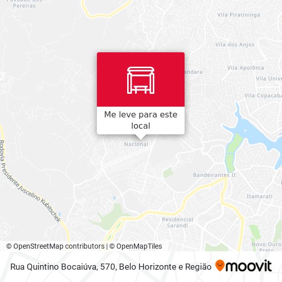 Rua Quintino Bocaiúva, 570 mapa