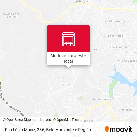 Rua Lúcia Muniz, 236 mapa