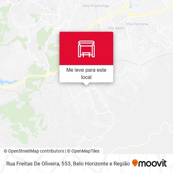 Rua Freitas De Oliveira, 553 mapa