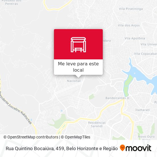 Rua Quintino Bocaiúva, 459 mapa