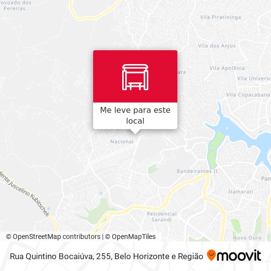 Rua Quintino Bocaiúva, 255 mapa