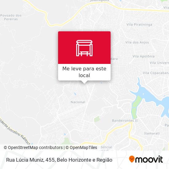 Rua Lúcia Muniz, 455 mapa