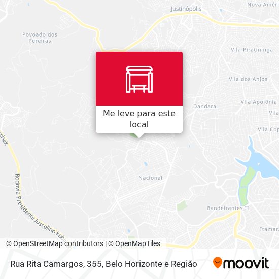 Rua Rita Camargos, 355 mapa
