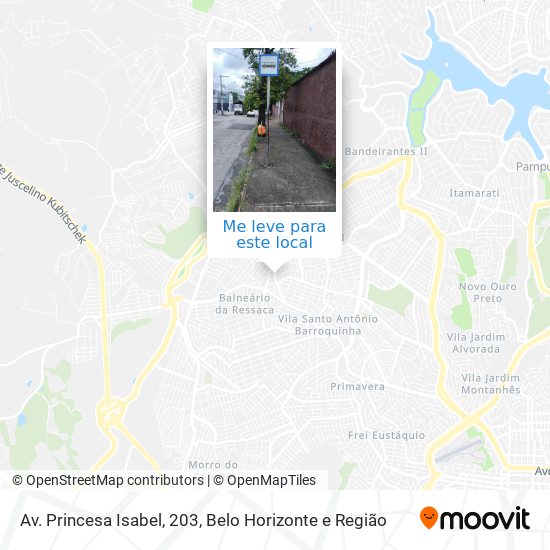 Av. Princesa Isabel, 203 mapa