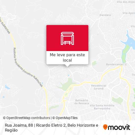 Rua Joaíma, 88 | Ricardo Eletro 2 mapa