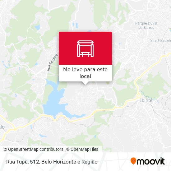 Rua Tupã, 512 mapa