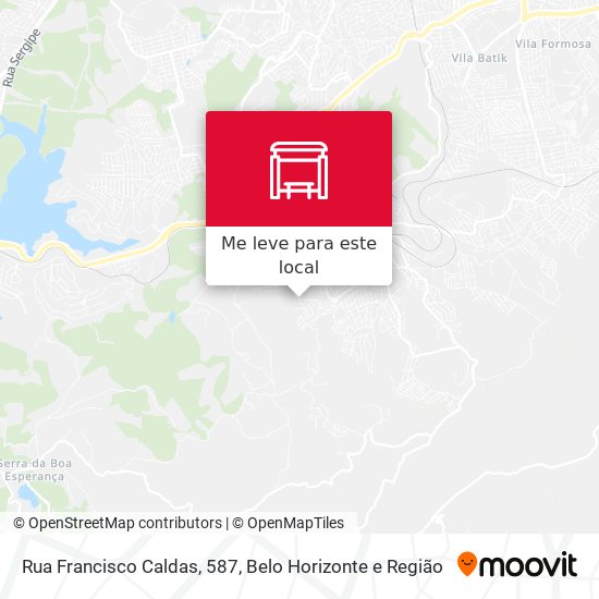 Rua Francisco Caldas, 587 mapa