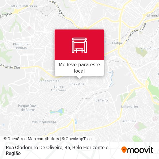 Rua Clodomiro De Oliveira, 86 mapa
