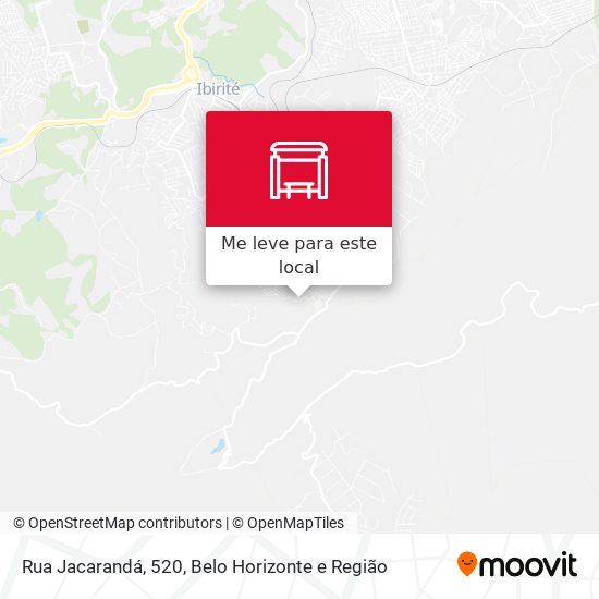 Rua Jacarandá, 520 mapa