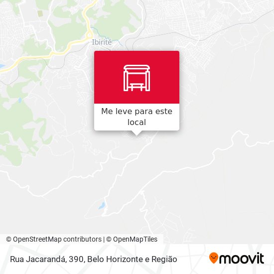 Rua Jacarandá, 390 mapa