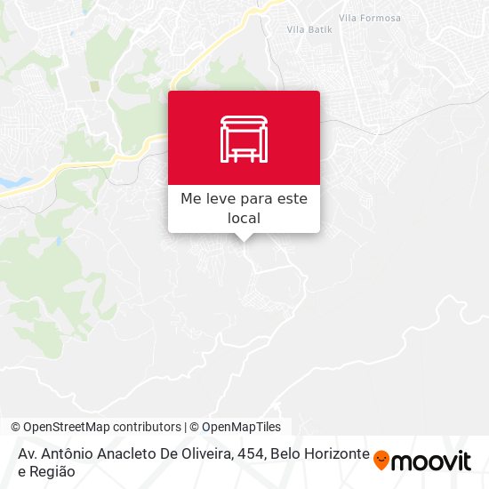 Av. Antônio Anacleto De Oliveira, 454 mapa