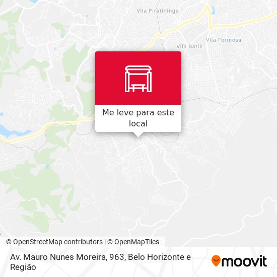 Av. Mauro Nunes Moreira, 963 mapa