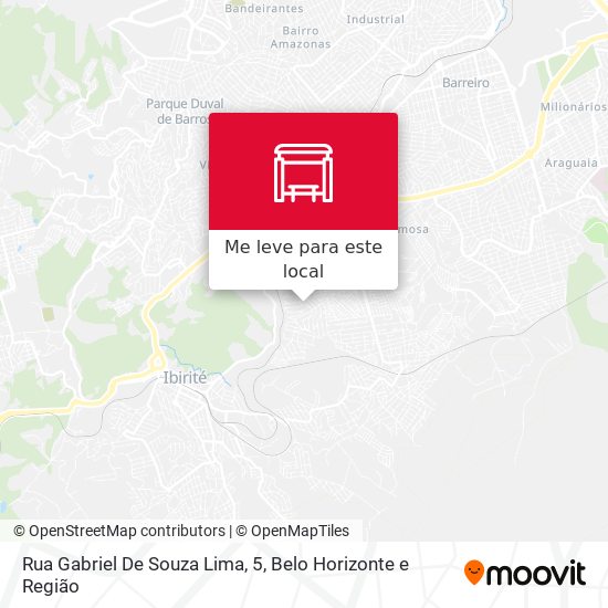Rua Gabriel De Souza Lima, 5 mapa