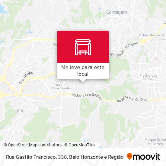 Rua Gastão Francisco, 338 mapa