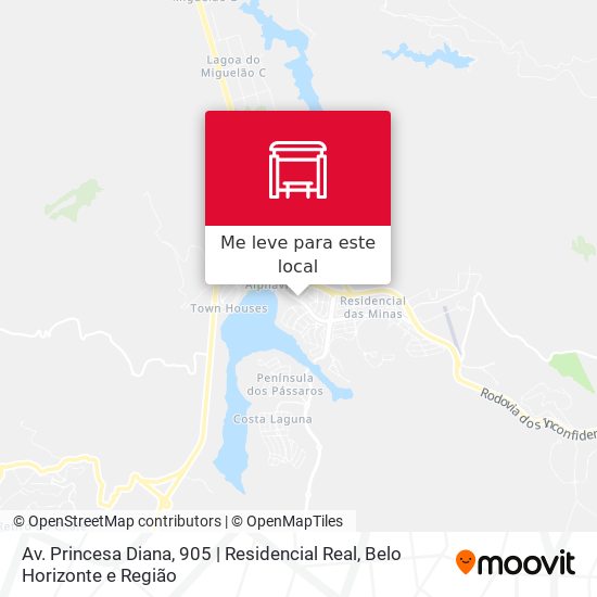 Av. Princesa Diana, 905 | Residencial Real mapa