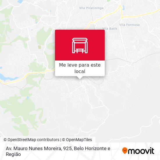 Av. Mauro Nunes Moreira, 925 mapa