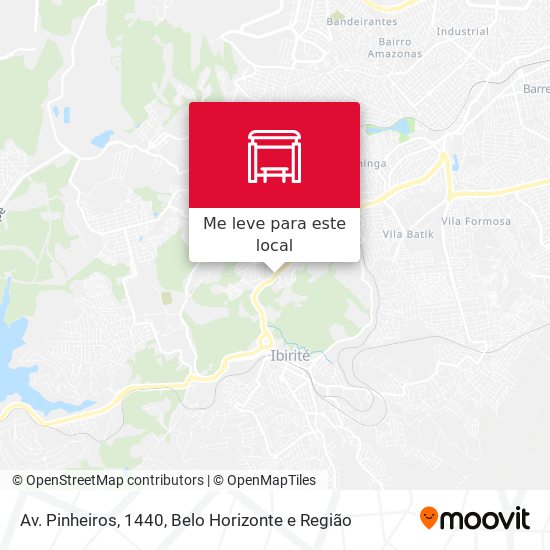 Av. Pinheiros, 1440 mapa