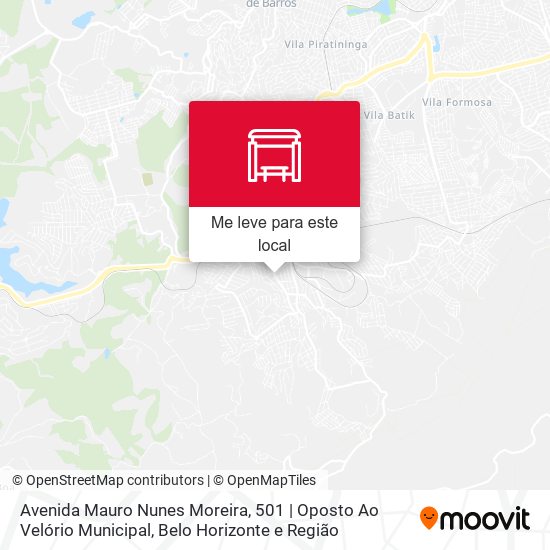 Avenida Mauro Nunes Moreira, 501 | Oposto Ao Velório Municipal mapa