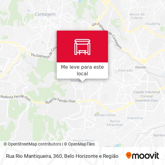 Rua Rio Mantiqueira, 360 mapa