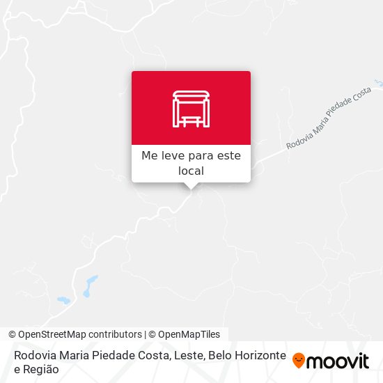 Rodovia Maria Piedade Costa, Leste mapa