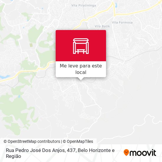 Rua Pedro José Dos Anjos, 437 mapa