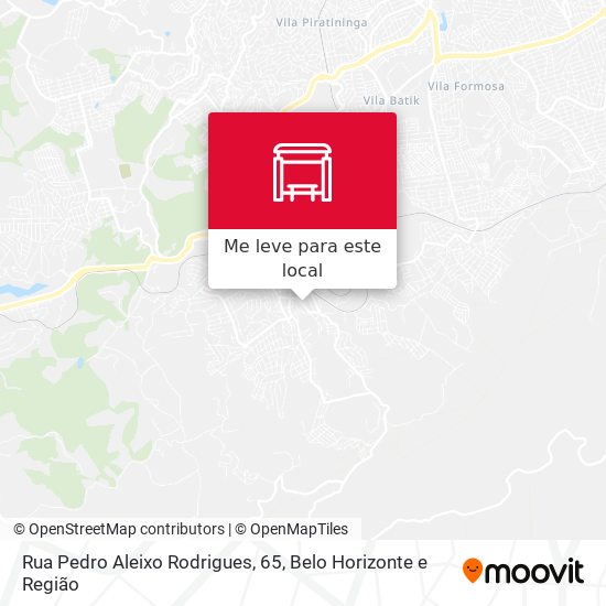 Rua Pedro Aleixo Rodrigues, 65 mapa