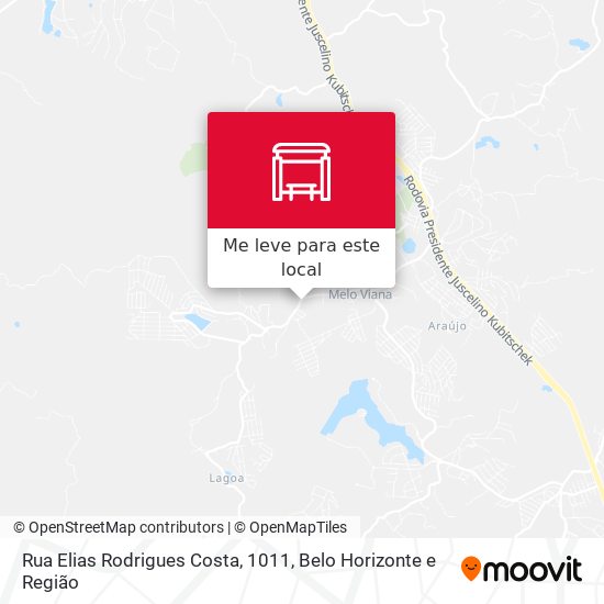 Rua Elias Rodrigues Costa, 1011 mapa