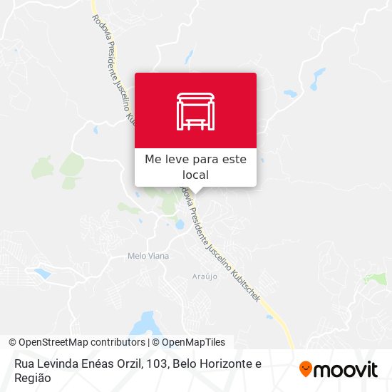 Rua Levinda Enéas Orzil, 103 mapa