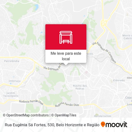 Rua Eugênia Sá Fortes, 530 mapa