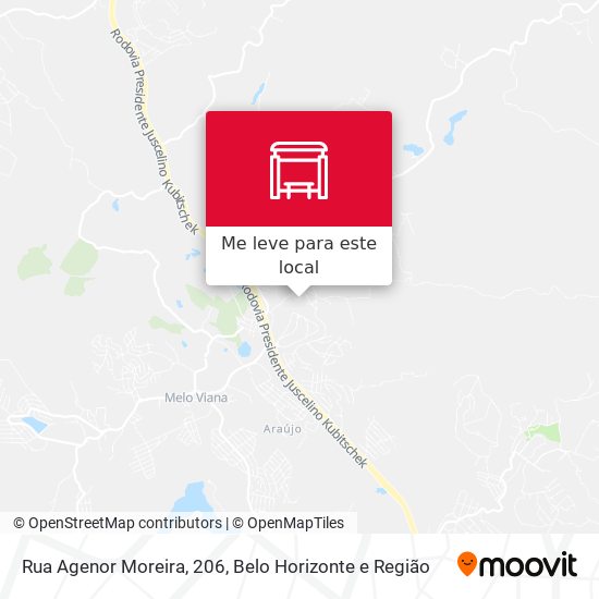 Rua Agenor Moreira, 206 mapa
