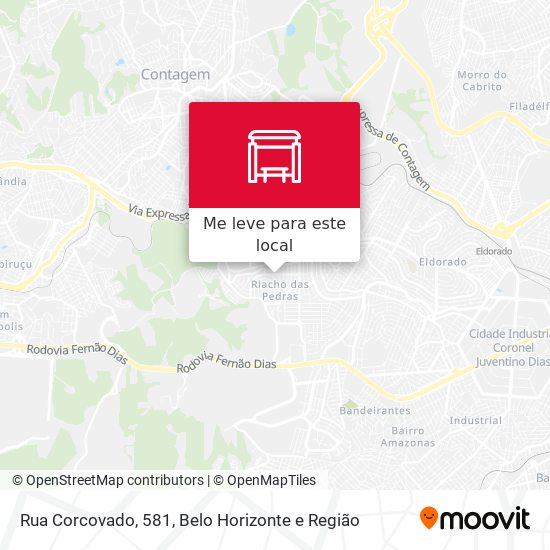 Rua Corcovado, 581 mapa