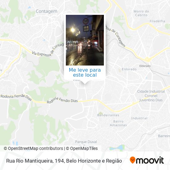 Rua Rio Mantiqueira, 194 mapa