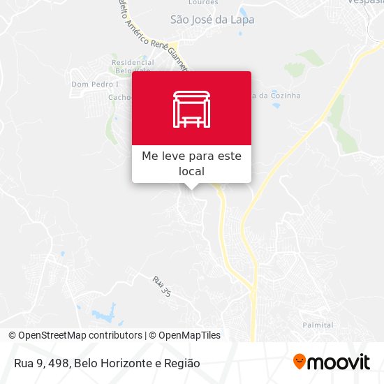 Rua 9, 498 mapa