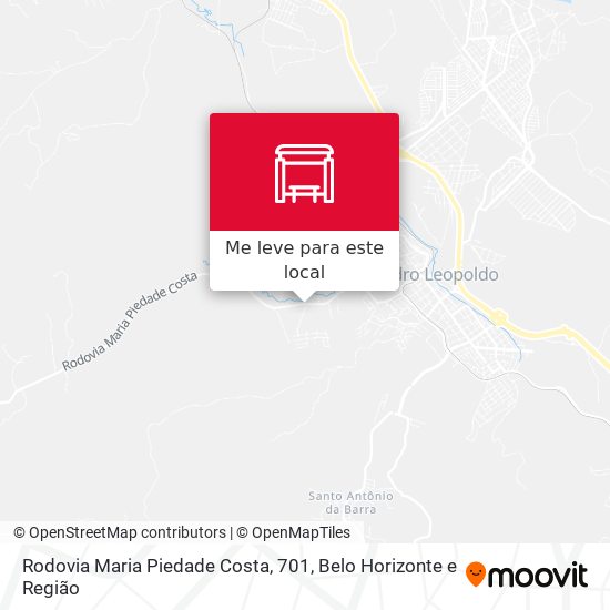 Rodovia Maria Piedade Costa, 701 mapa