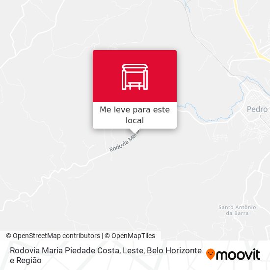 Rodovia Maria Piedade Costa, Leste mapa