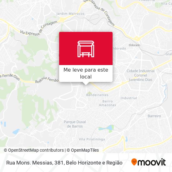 Rua Mons. Messias, 381 mapa