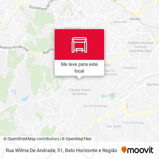 Rua Wilma De Andrade, 51 mapa