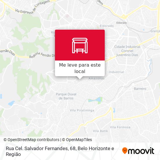 Rua Cel. Salvador Fernandes, 68 mapa