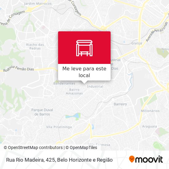 Rua Rio Madeira, 425 mapa